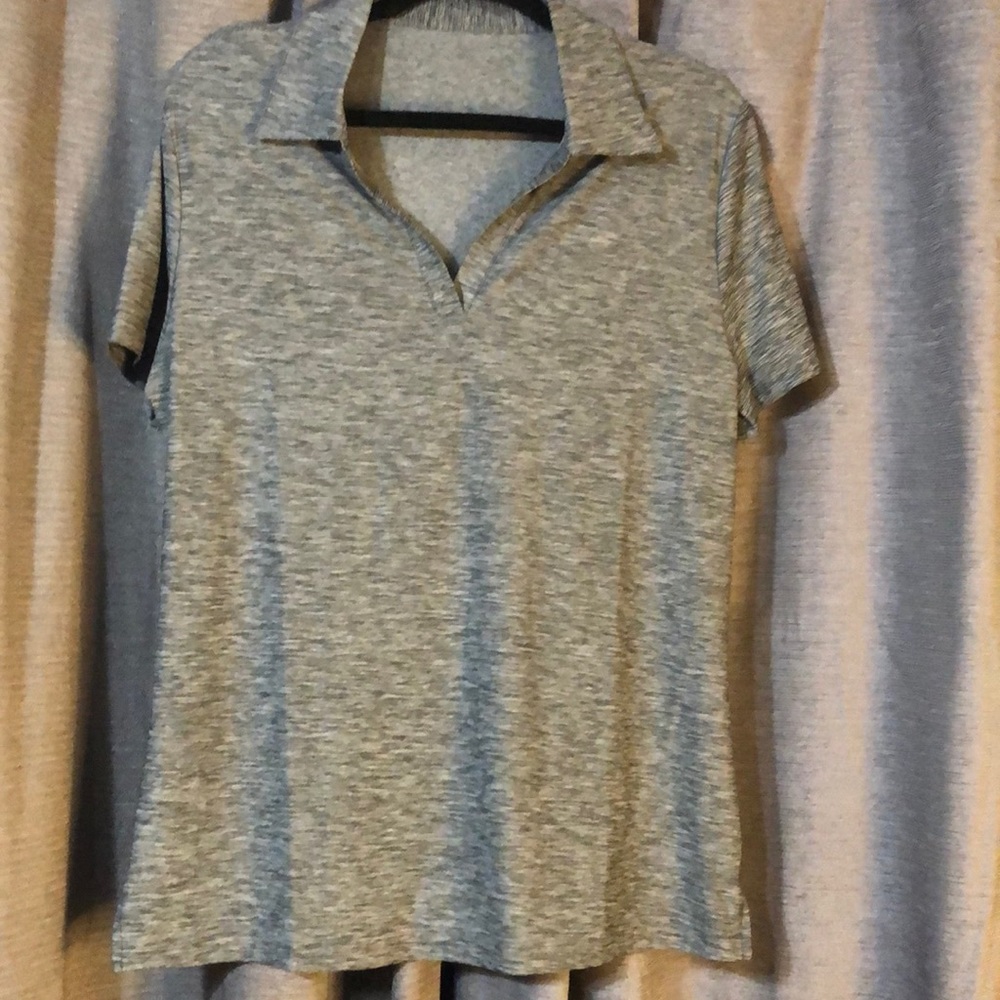 Dry fit collared shirt.